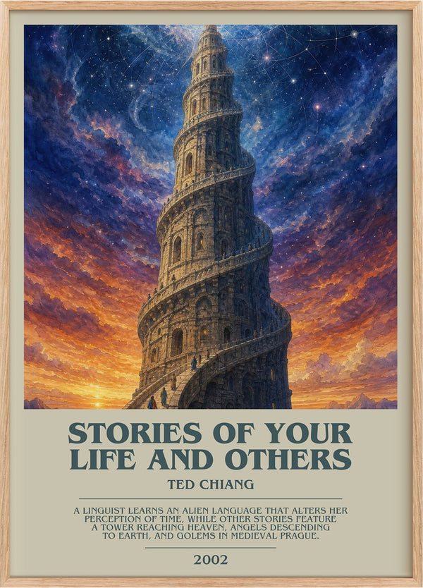 Stories of Your Life and Others Bookish Wall Art by Ted Chiang