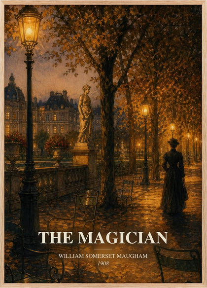 The Magician Book Watercolour Illustration by William Somerset Maugham