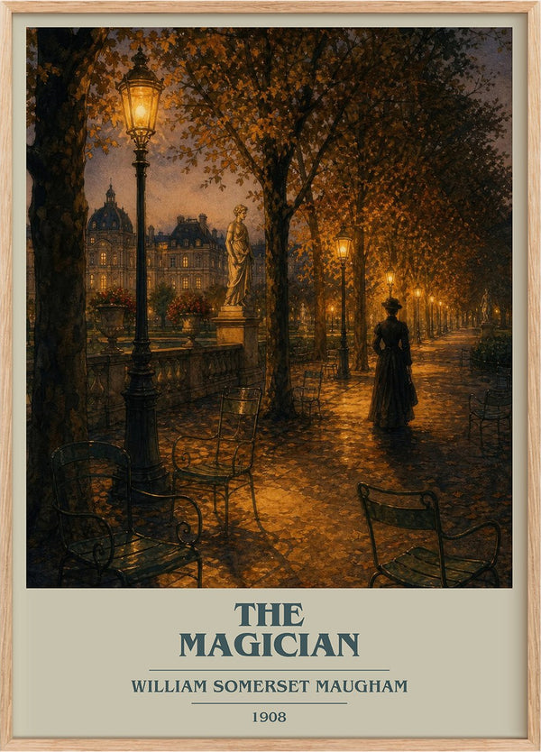 The Magician Book Cover Poster by William Somerset Maugham