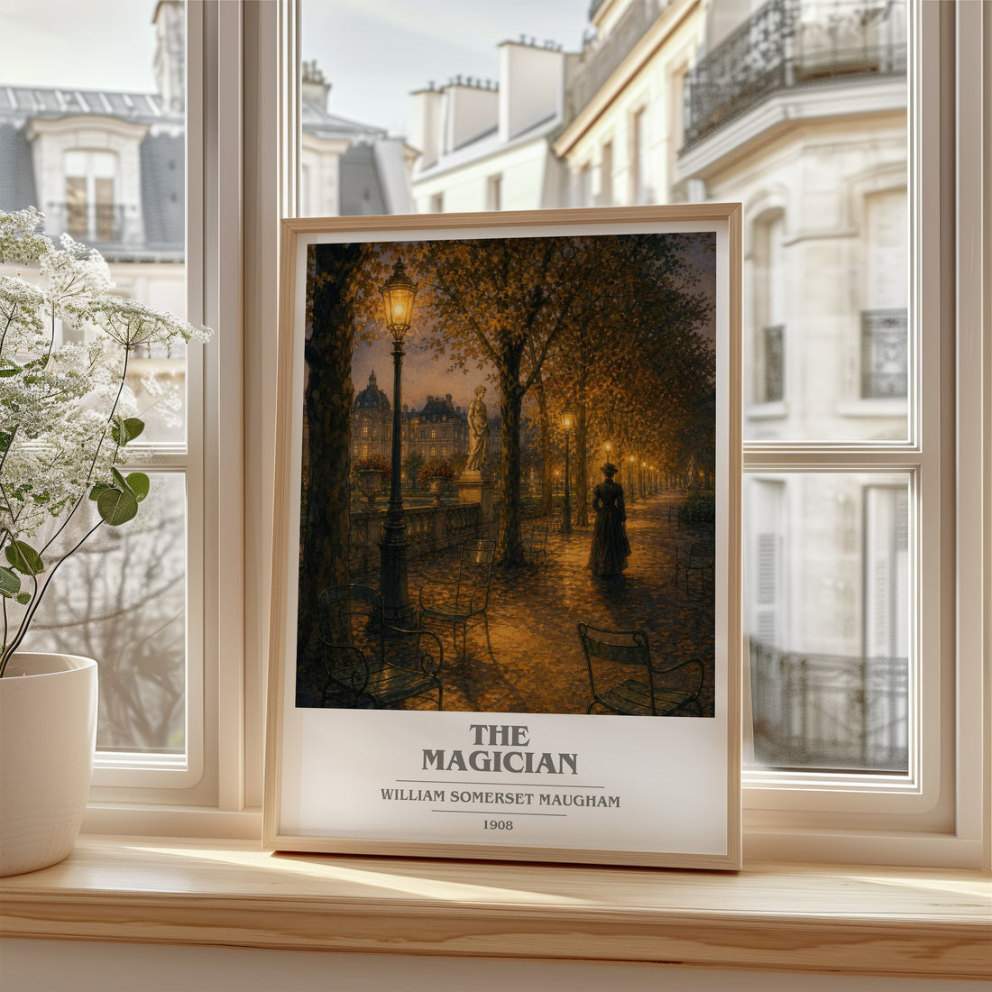 The Magician book cover poster colour and style options – William Somerset Maugham book art
