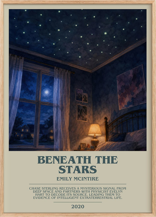 Beneath the Stars Bookish Wall Art by Emily McIntire