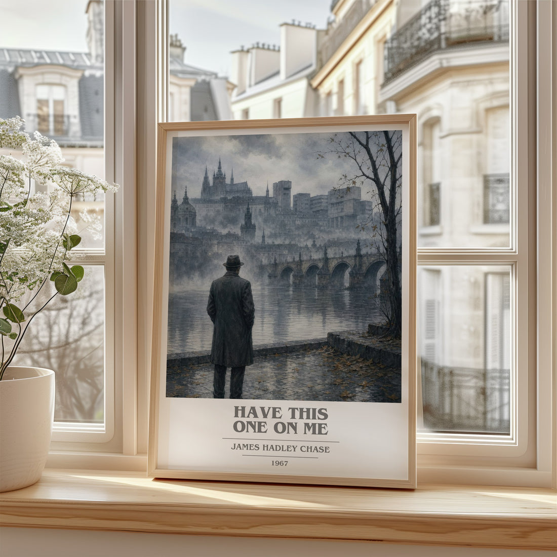 Have this one on me book cover poster colour and style options – James Hadley Chase book art