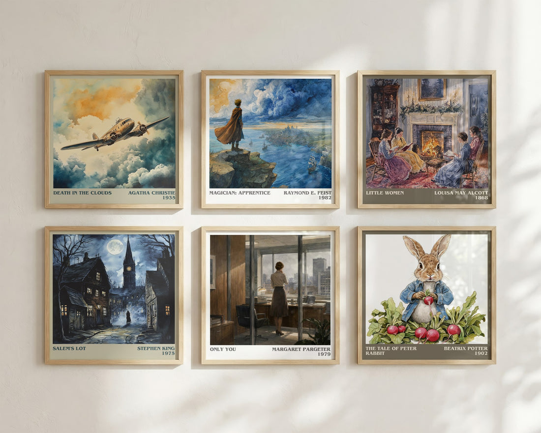 Only You literary art print colour and style options – Margaret Pargeter book art