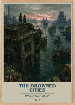 The drowned cities Book Cover Poster by Paolo Bacigalupi