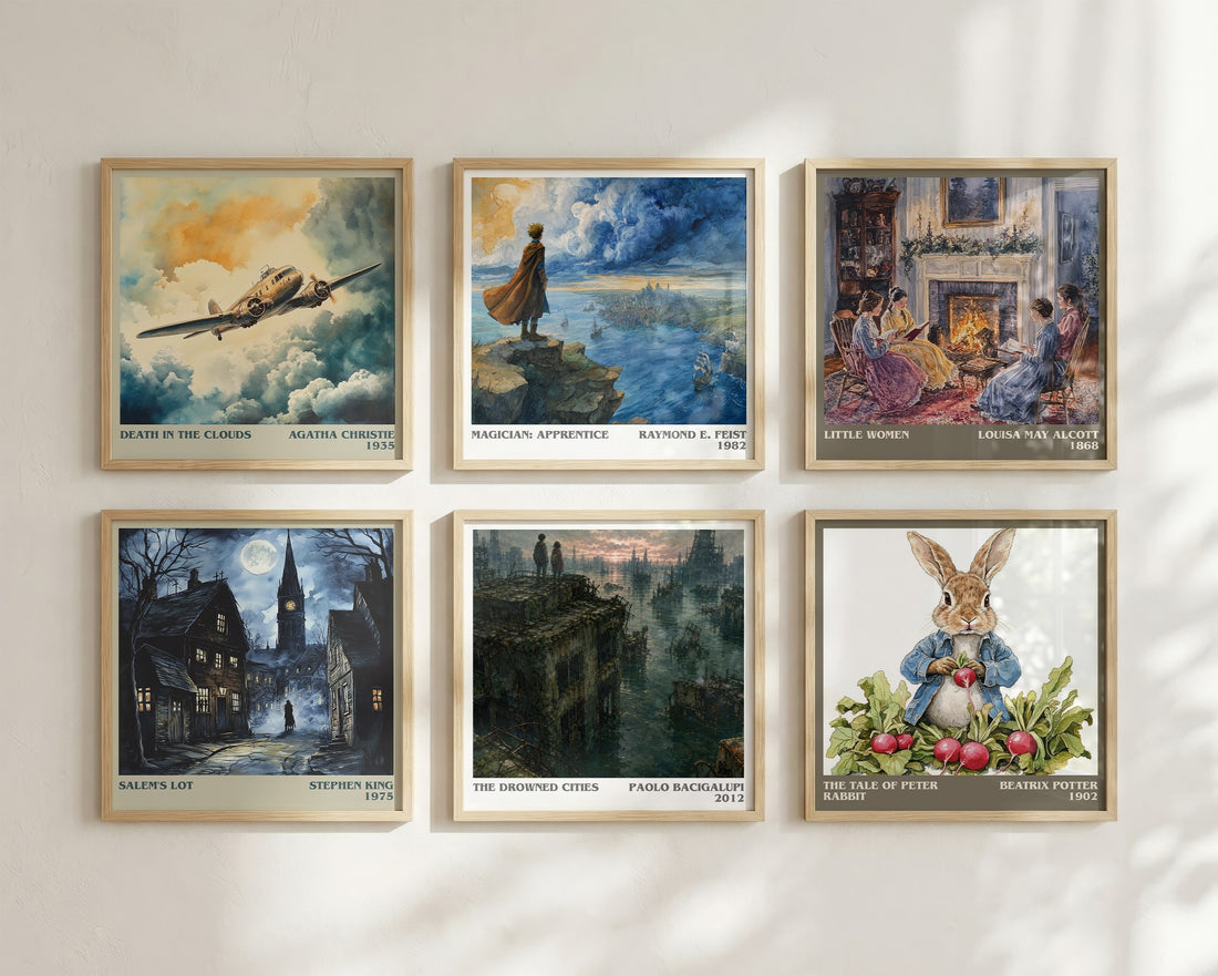 The drowned cities literary art print colour and style options – Paolo Bacigalupi book art