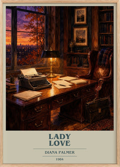 Lady Love Book Cover Poster by Diana Palmer
