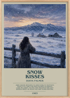 Snow Kisses Bookish Wall Art by Diana Palmer