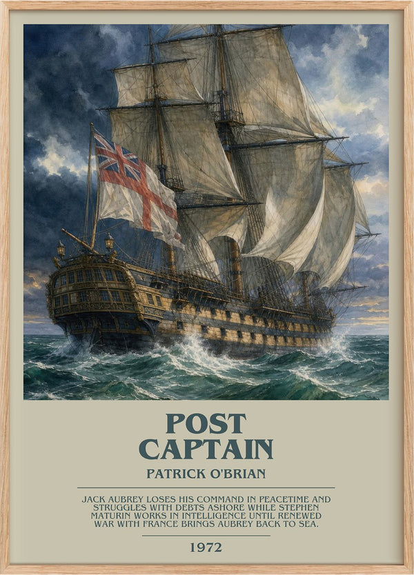 Post Captain Bookish Wall Art by Patrick O'Brian