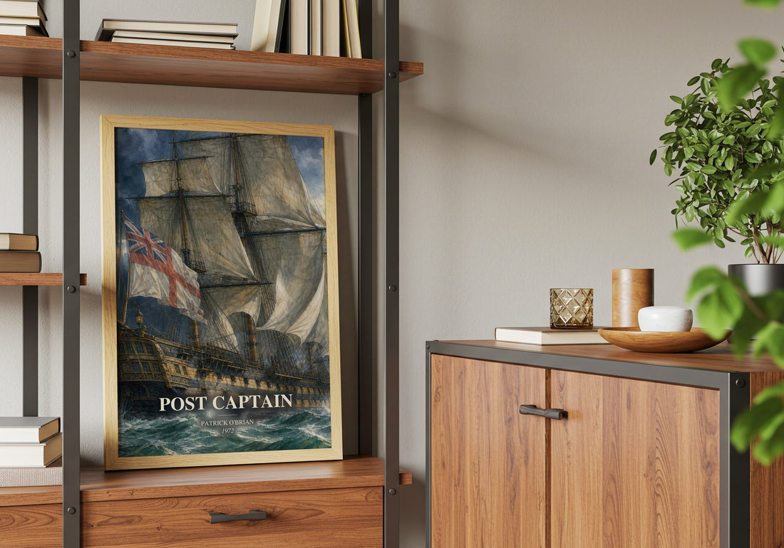 Post Captain book watercolour illustration paper finish options – matte satin gloss