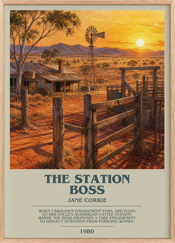 The station boss Bookish Wall Art by Jane Corrie