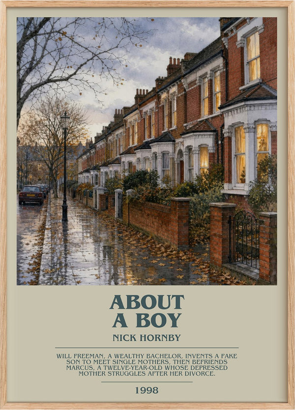 About a Boy Bookish Wall Art by Nick Hornby