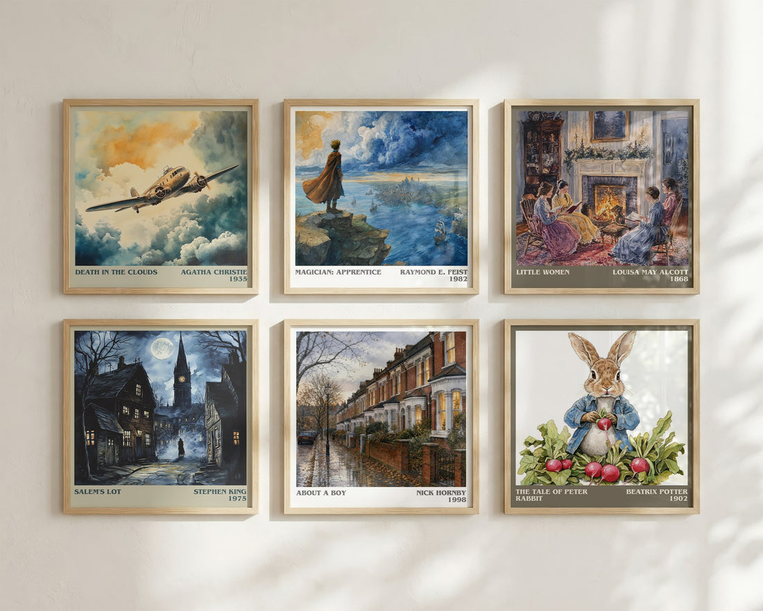 About a Boy literary art print colour and style options – Nick Hornby book art