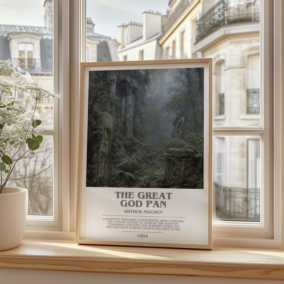 The Great God Pan bookish poster colour and style options – Arthur Machen book art