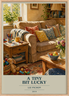 A Tiny Bit Lucky Book Cover Poster by Liz Pichon