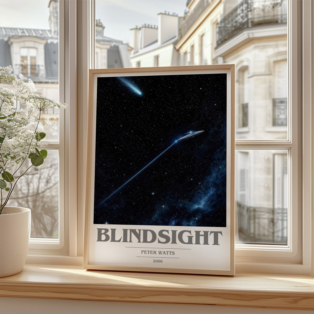 Blindsight book cover poster colour and style options – Peter Watts book art