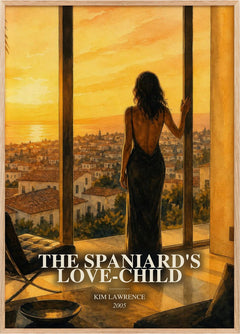 Spaniard's Love-Child Book Watercolour Illustration by Kim Lawrence