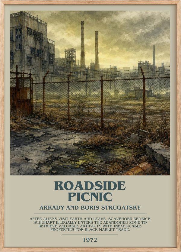 Roadside Picnic Bookish Wall Art by Arkady and Boris Strugatsky