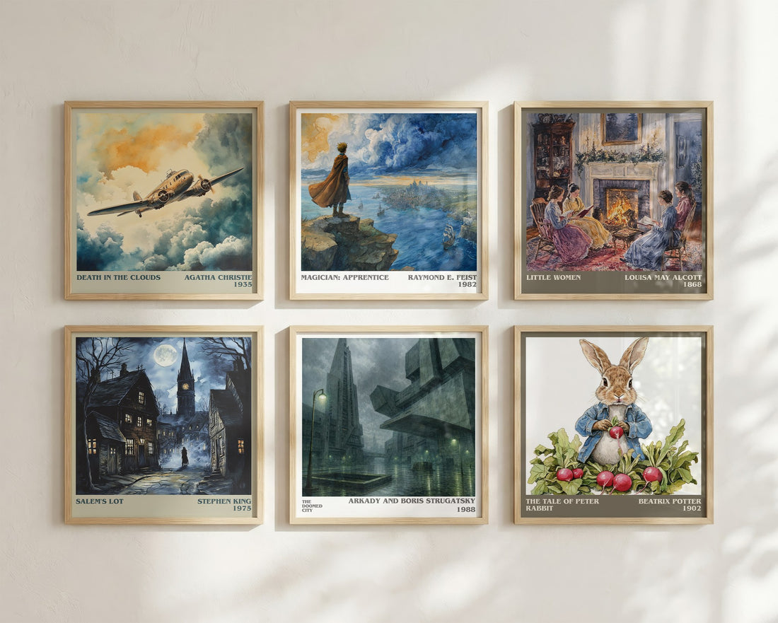 The Doomed City literary art print colour and style options – Arkady and Boris Strugatsky book art