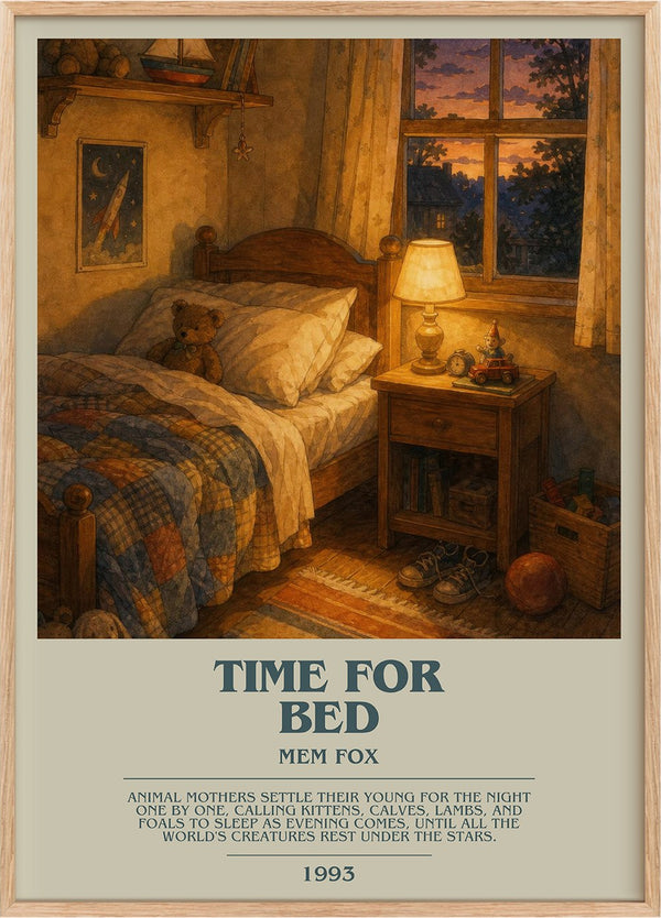 Time for Bed Bookish Wall Art by Mem Fox