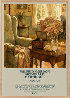 Wilfrid Gordon McDonald Partridge Bookish Wall Art by Mem Fox
