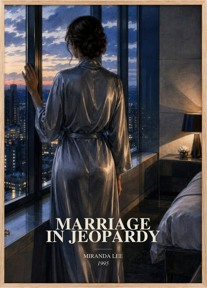 Marriage In Jeopardy Book Watercolour Illustration by Miranda Lee