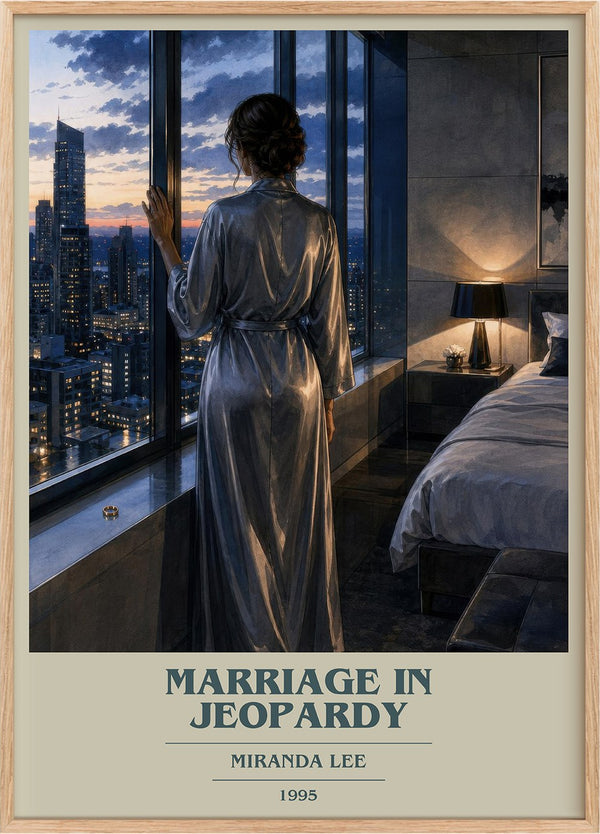 Marriage In Jeopardy Book Cover Poster by Miranda Lee
