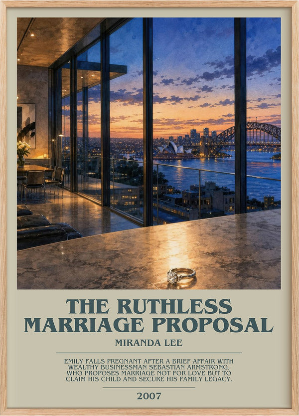 The Ruthless Marriage Proposal Bookish Wall Art by Miranda Lee