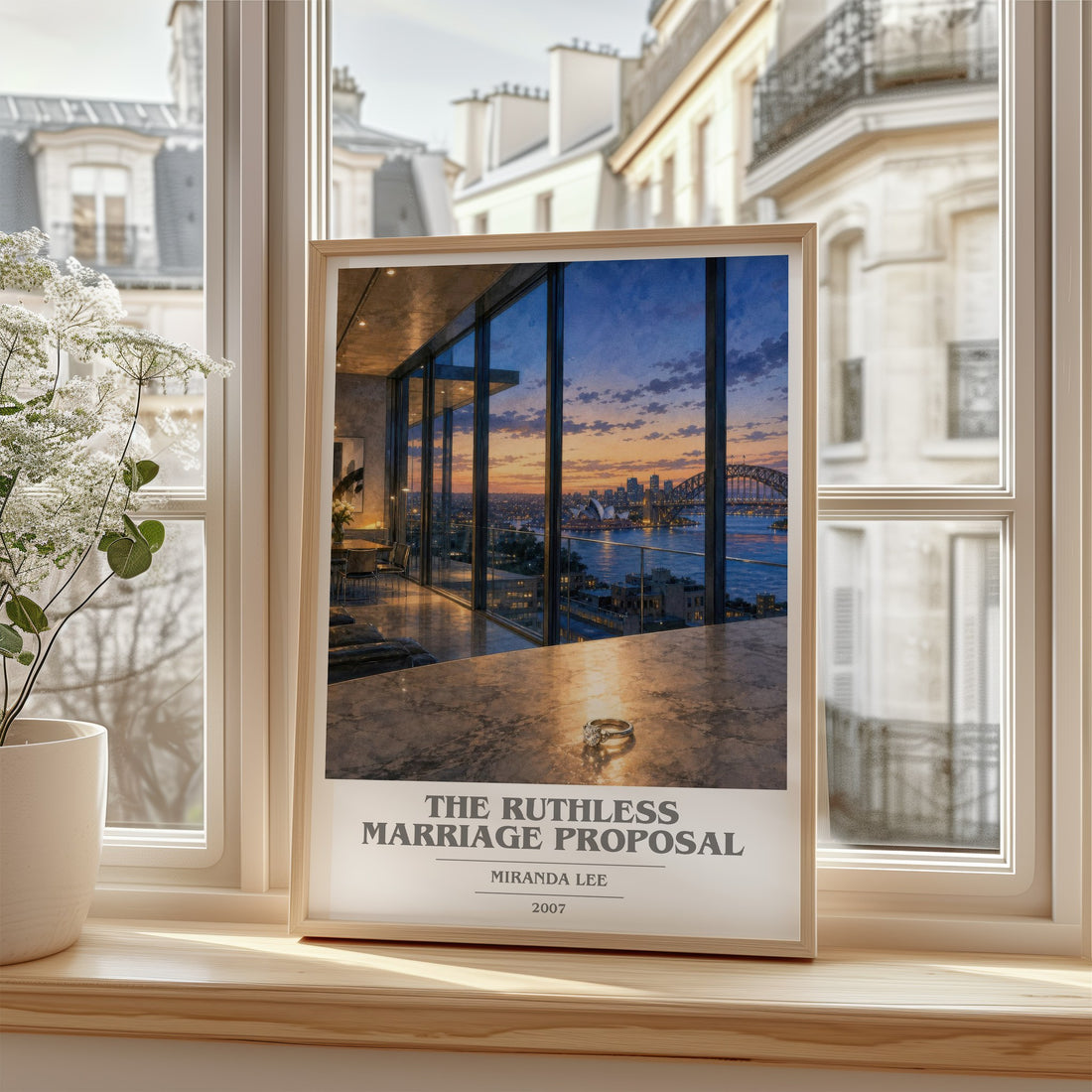 The Ruthless Marriage Proposal book cover poster colour and style options – Miranda Lee book art