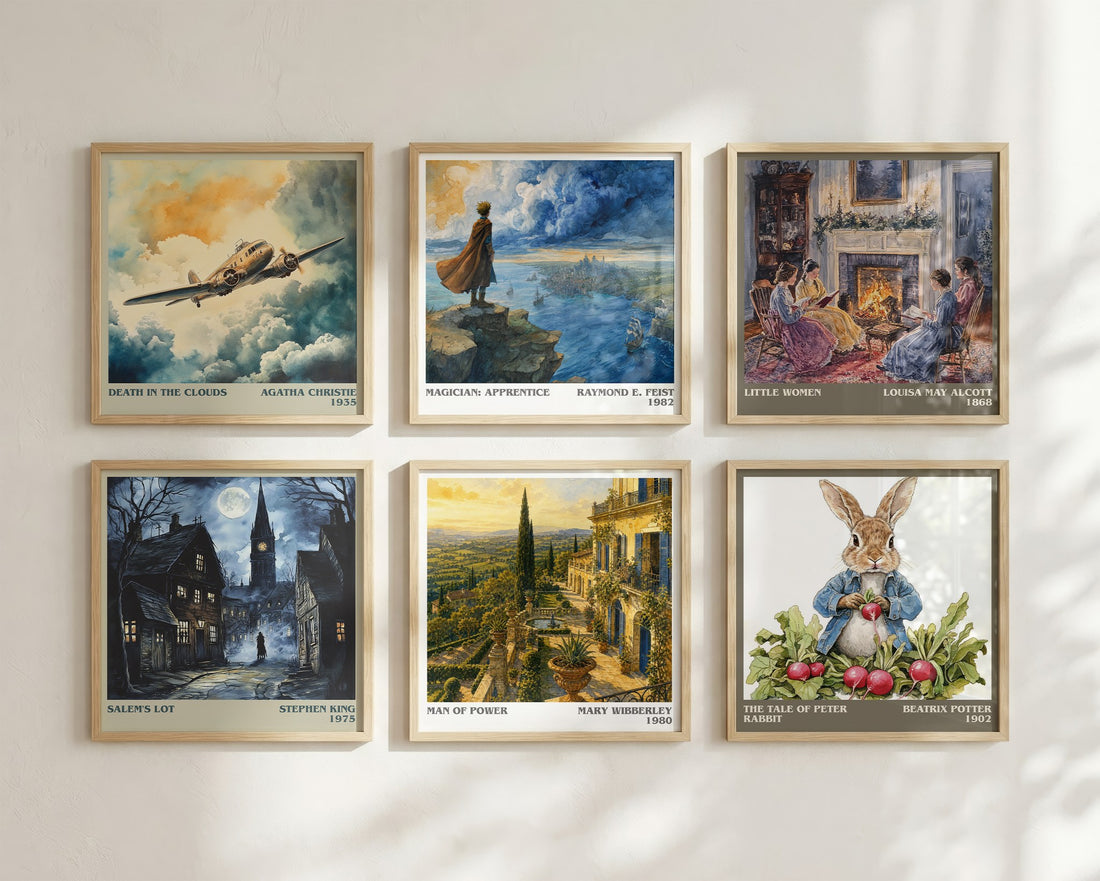Man of power literary art print colour and style options – Mary Wibberley book art