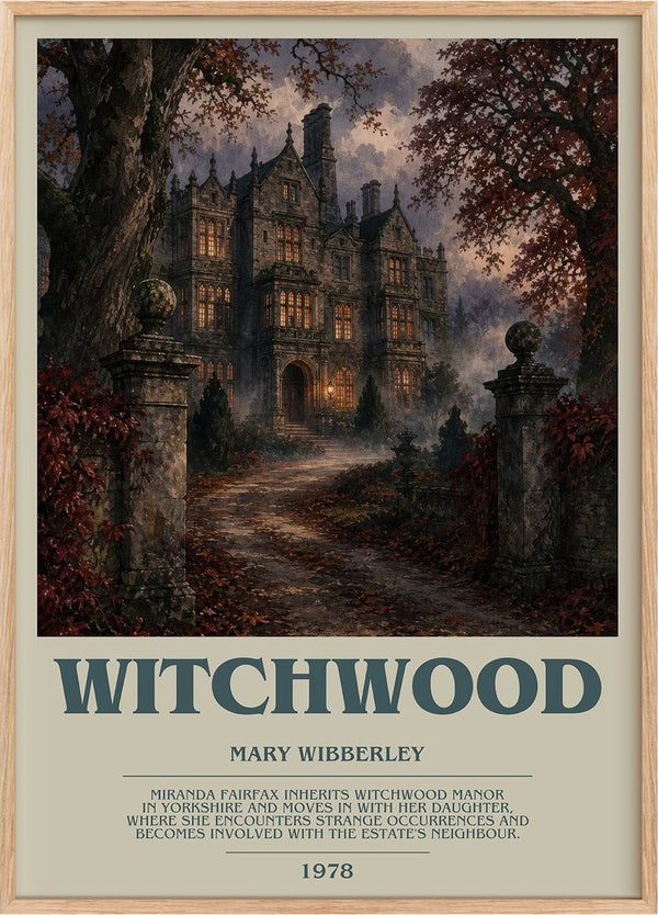 Witchwood Bookish Wall Art by Mary Wibberley