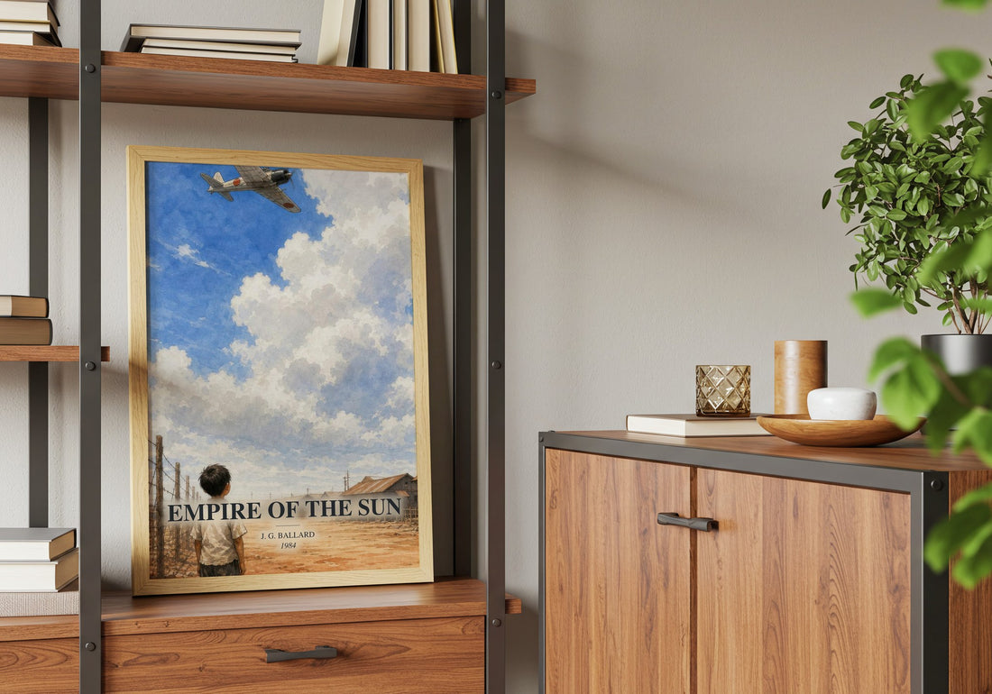 Empire of the Sun book watercolour illustration paper finish options – matte satin gloss