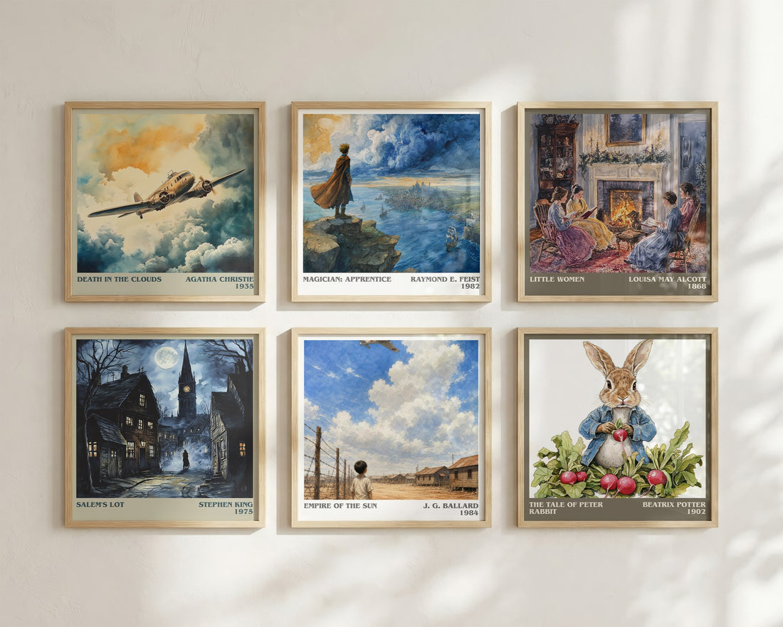 Empire of the Sun literary art print colour and style options – J. G. Ballard book art