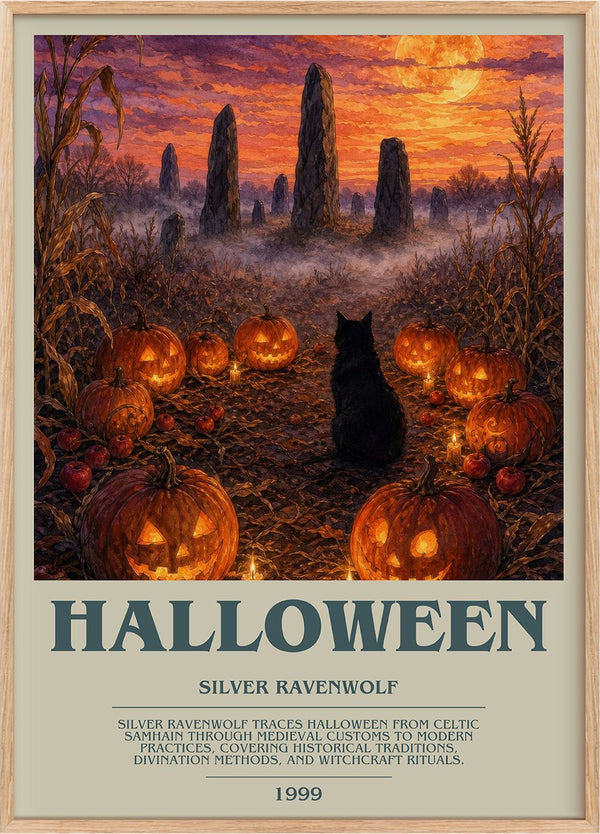 Halloween Bookish Wall Art by Silver Ravenwolf