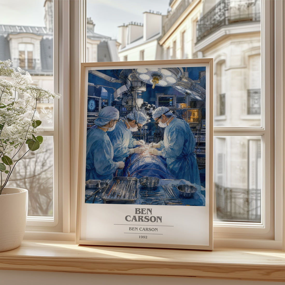 Ben Carson book cover poster colour and style options – Ben Carson book art