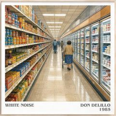 White Noise Literary Art Print by Don DeLillo