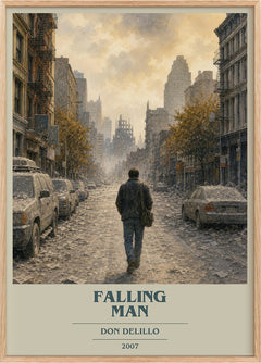 Falling Man Book Cover Poster by Don DeLillo