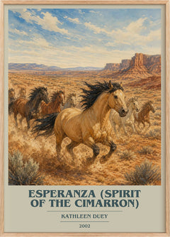 Esperanza (Spirit of the Cimarron) Book Cover Poster by Kathleen Duey