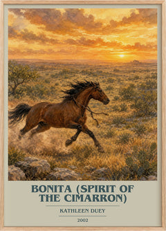 Bonita (Spirit of the Cimarron) Book Cover Poster by Kathleen Duey