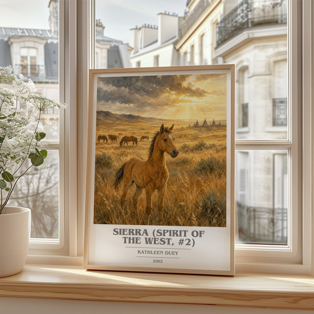 Sierra (Spirit of the West, #2) book cover poster colour and style options – Kathleen Duey book art