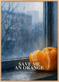 Save me an orange Book Watercolour Illustration by Hayley Grace