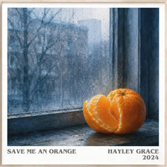 Save me an orange Literary Art Print by Hayley Grace