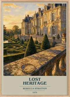 Lost heritage Book Cover Poster by Rebecca Stratton