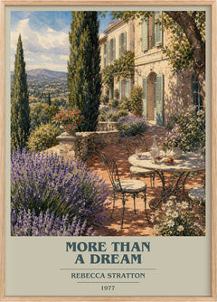 More Than a Dream Book Cover Poster by Rebecca Stratton