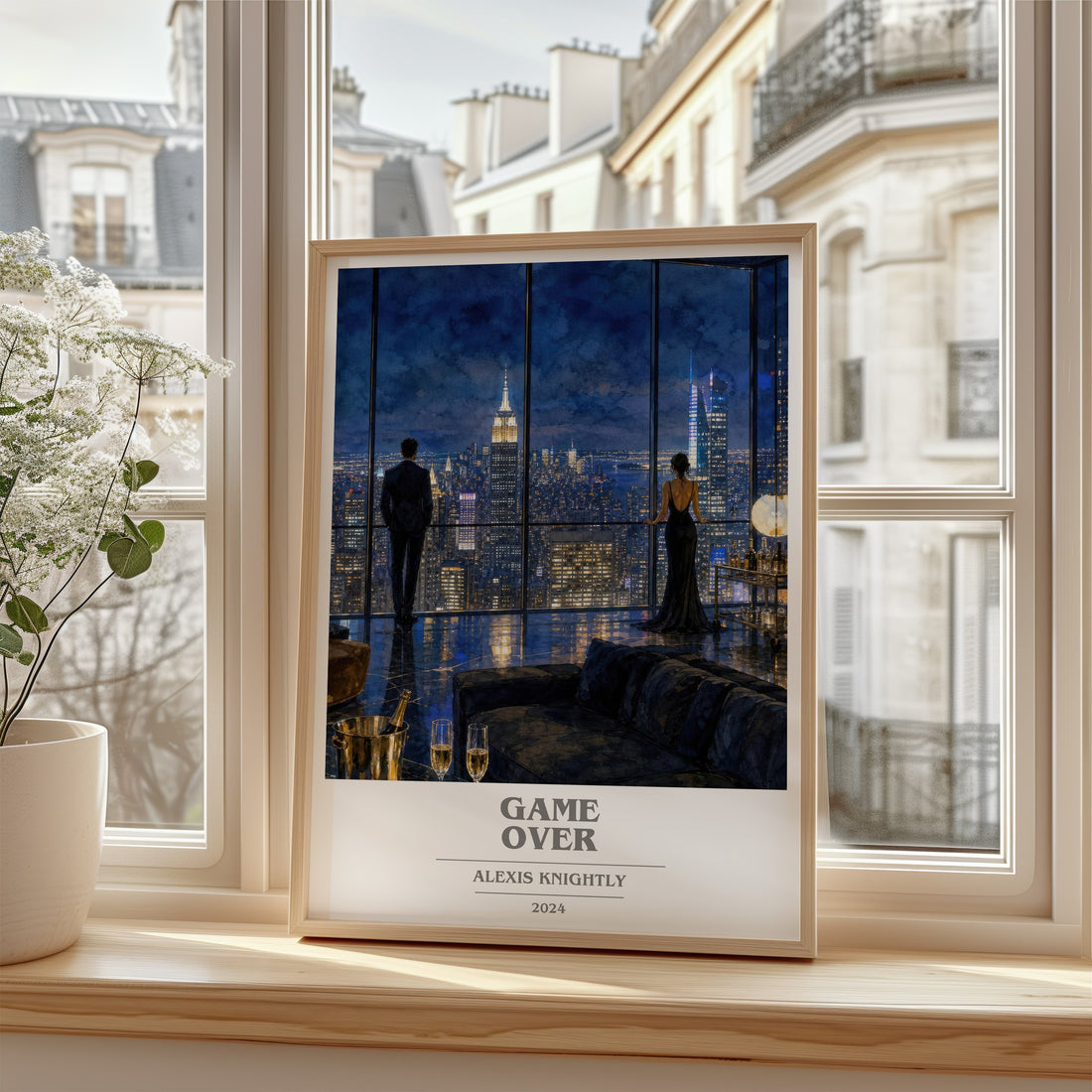 Game Over book cover poster colour and style options – Alexis Knightly book art