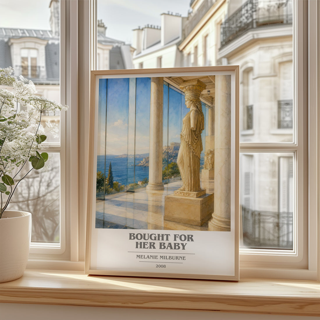 Bought For Her Baby book cover poster colour and style options – Melanie Milburne book art