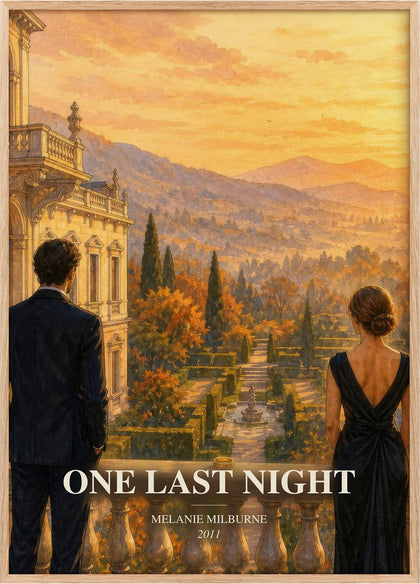 One Last Night Book Watercolour Illustration by Melanie Milburne