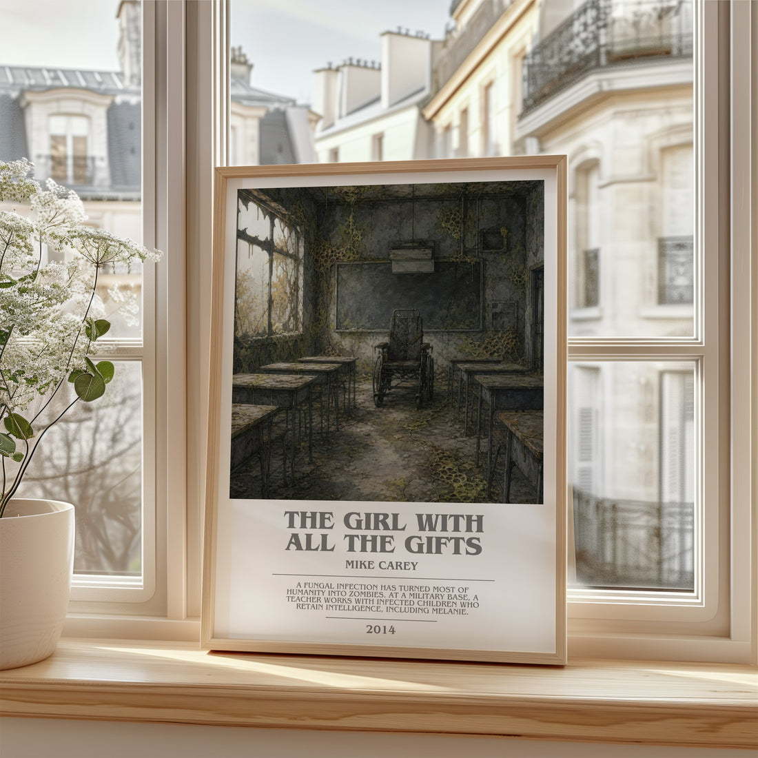 The Girl with All the Gifts bookish poster colour and style options – Mike Carey book art