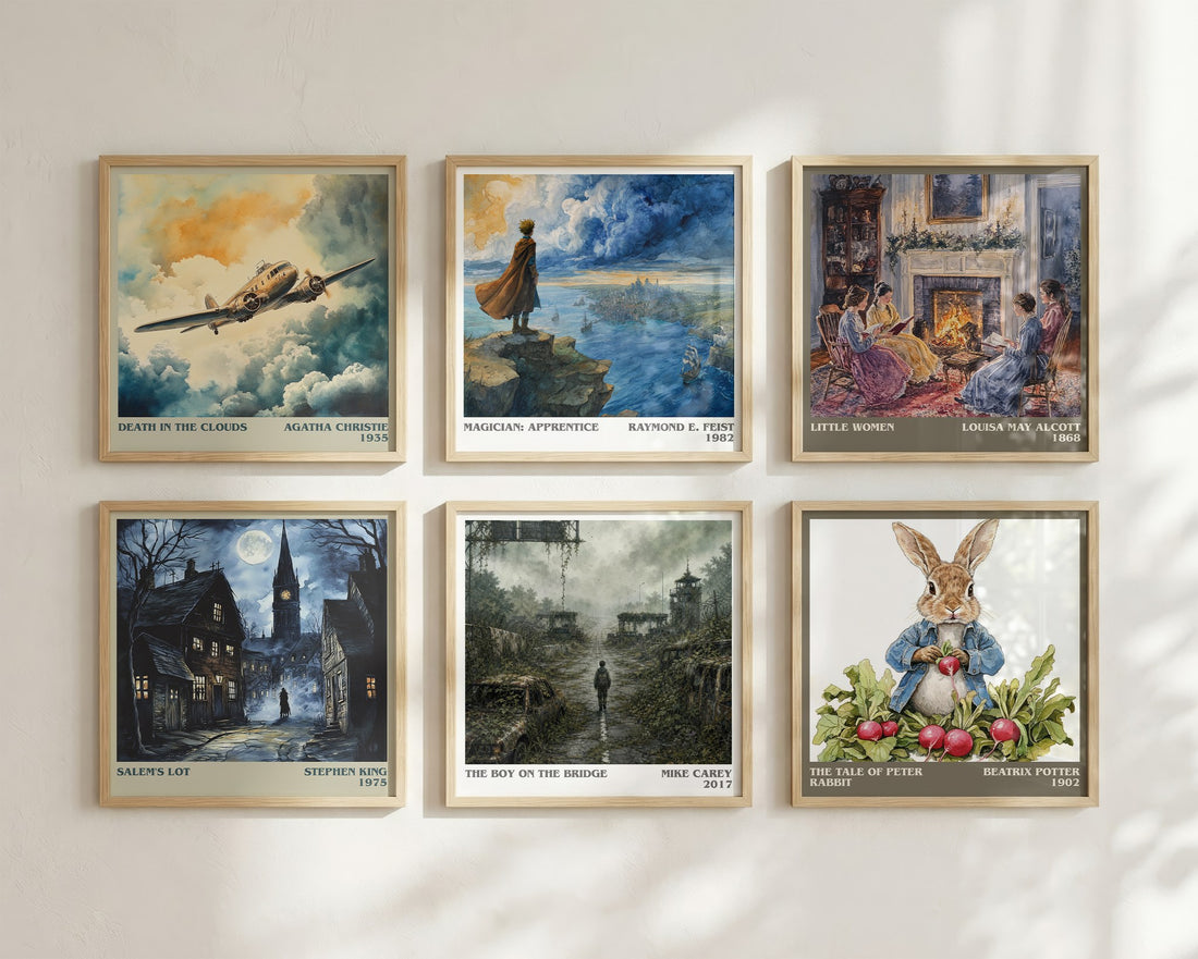The boy on the bridge literary art print colour and style options – Mike Carey book art