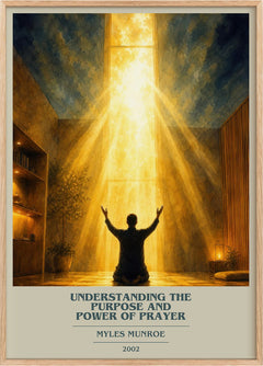 Understanding the Purpose and Power of Prayer Book Cover Poster by Myles Munroe