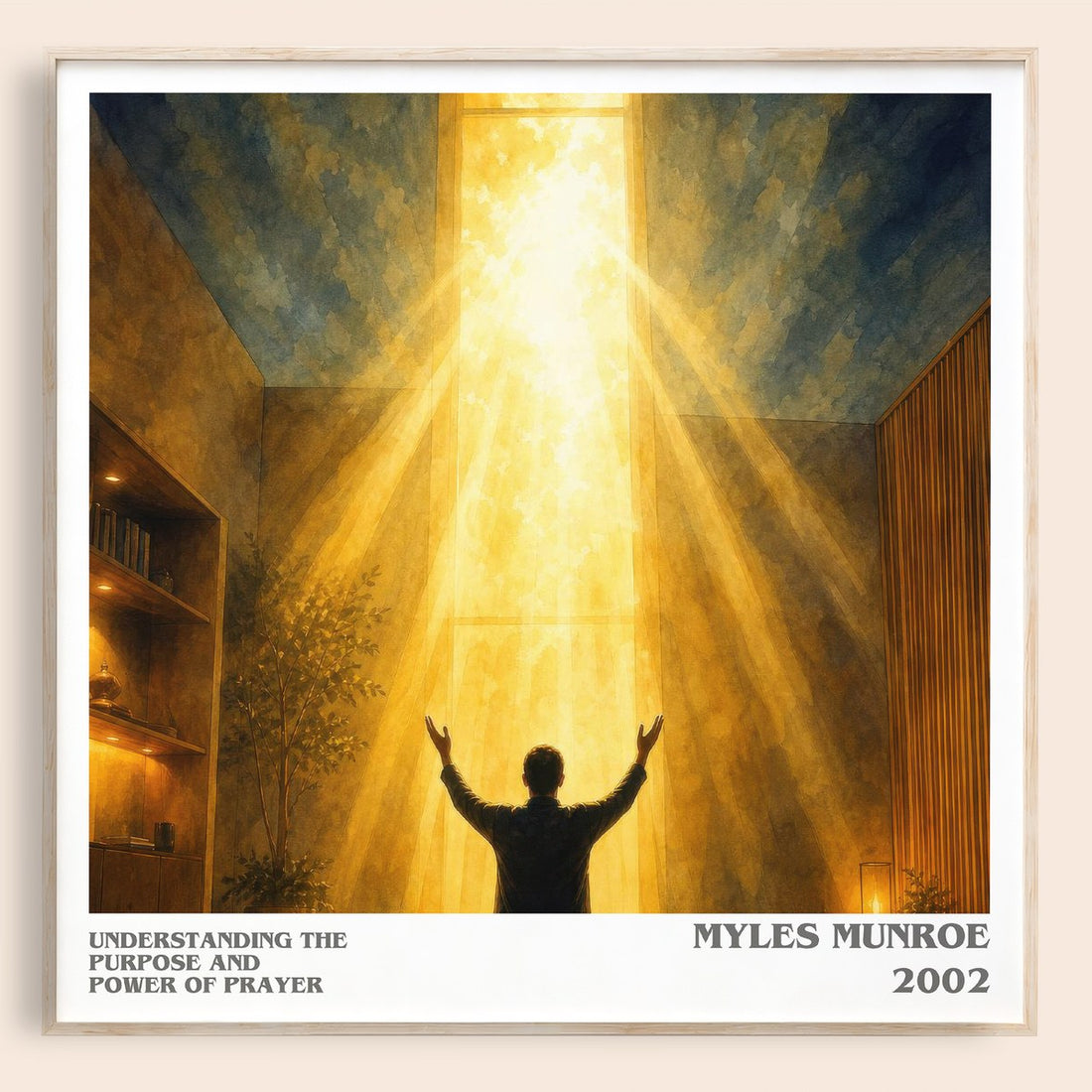 Understanding the Purpose and Power of Prayer literary book poster by Myles Munroe – framed literary art print